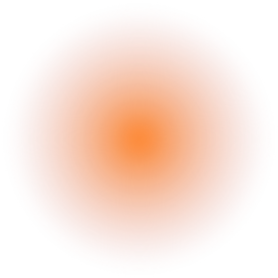 orange gradient ball